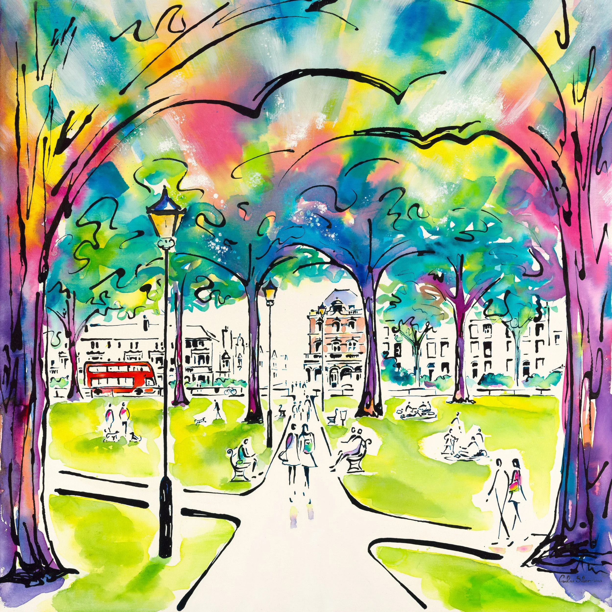 Parsons Green Park Scene